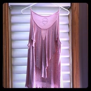 Inc pink shirt w/ silver studs, sz xl